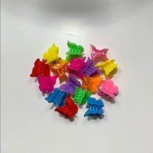 Rainbow Butterfly Clips